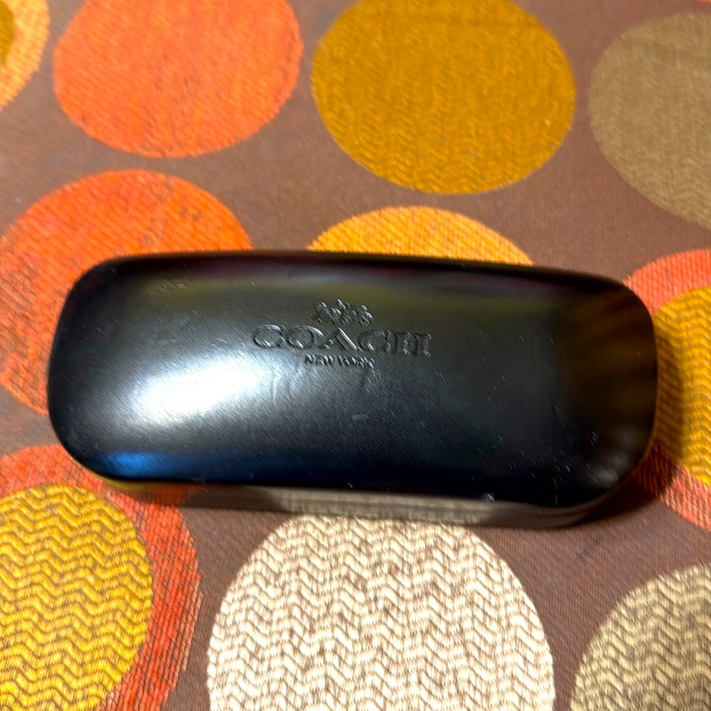 Coach New York Black Eyeglasses Hard Case